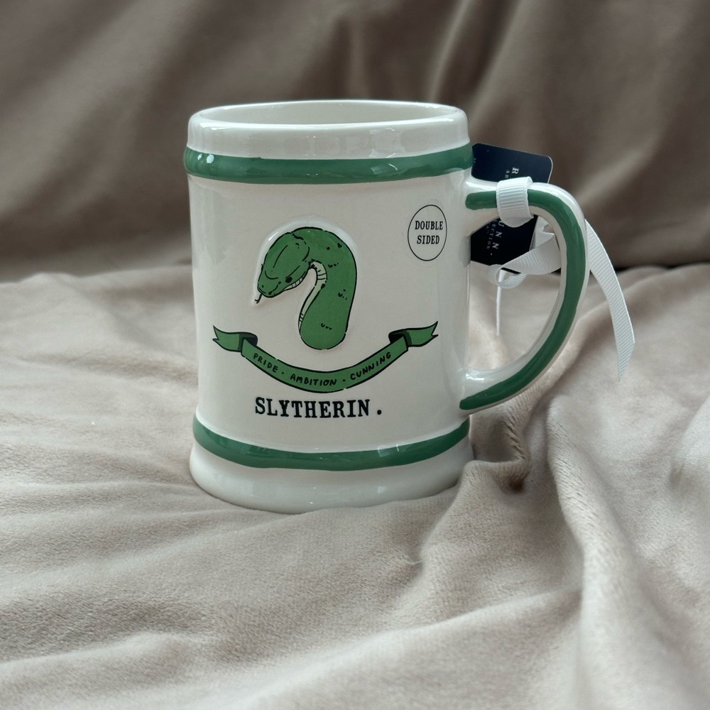 Slytherin Ceramic Mug with Green Accents